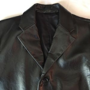 BANANA REPUBLIC men’s Leather Blazer, size Small